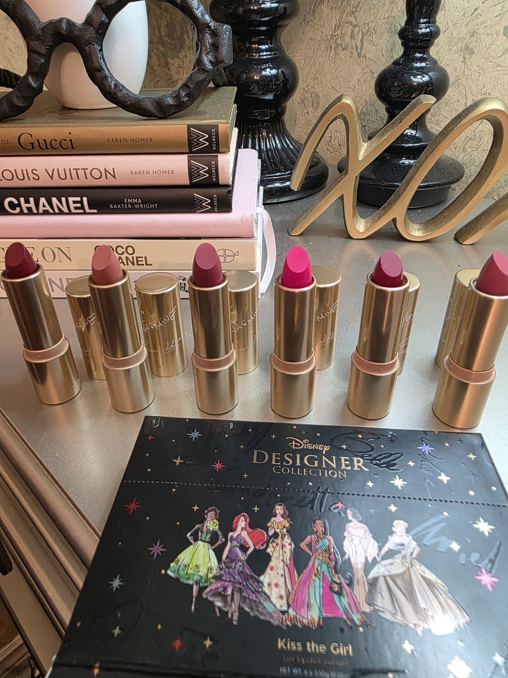 Disney Designer Collection 'Kiss the Girl' Lip Set - Black Packaging